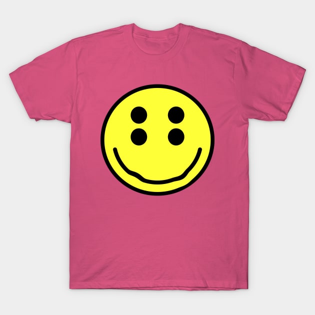 Trippy Smiley T-Shirt by LanaBanana